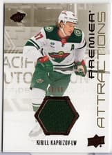2024-25 Upper Deck Premier Premier Attractions Jersey Kirill Kaprizov #PA-KK card