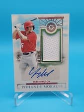 2024 Panini Boys of Summer Prospect Material Signatures Yohandy Morales #PMS-YM card