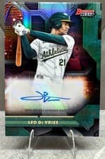 Leo De Vries 2025 Bowman's Best Circuitry Autographs card