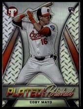 2025 Topps Pristine Plated and Polished Coby Mayo #PP-5 card
