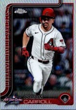 Corbin Carroll 2025 Topps Chrome Update All-Star Game card
