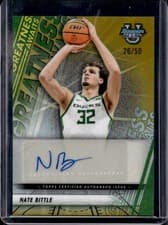 2025-26 Bowman University Best Greatness Awaits Autographs Nate Bittle #GA-NL card