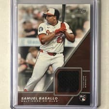 2026 Topps Major League Material Relics Samuel Basallo #MLM-BAS card