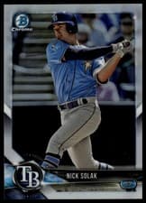 Nick Solak 2018 Bowman Draft card