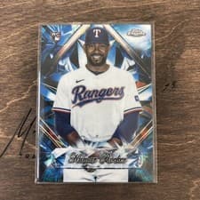 Kumar Rocker 2025 Topps Chrome Update Sapphire Sapphire Selections card