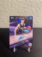 2025-26 Topps Midnight Rookie Horizon Signatures Maxime Raynaud #RHS-MR card