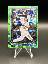 2025 Topps Chrome Update Sapphire Base Set Zac Veen #USC28 card