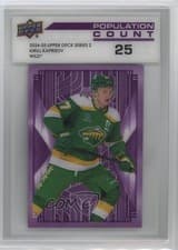 Kirill Kaprizov 2024-25 Upper Deck Population Count card