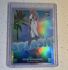 Victor Wembanyama 2024 Panini Donruss Optic Splash card