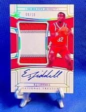 E. J. Liddell 2022 Panini National Treasures Collegiate card