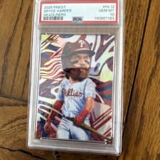 2025 Finest Headliners Bryce Harper #HL-12 card