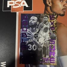 Stephen Curry 2024 Panini Court Kings Double Exposure card
