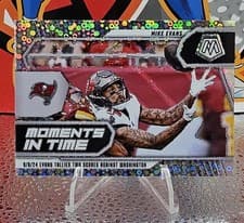 2025 Panini Mosaic Moments in Time Mike Evans #9 card