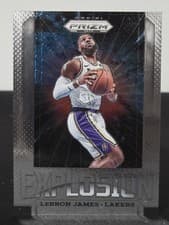 2024-25 Panini Prizm Deca Explosion LeBron James #10 card