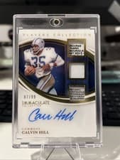 2025 Panini Immaculate Immaculate Players Collection Autographs Calvin Hill #41 card