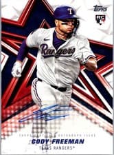 2026 Topps Baseball Stars Autographs Cody Freeman #BSA-CFR card