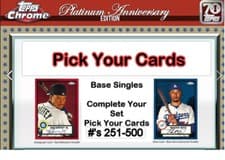 Cal Ripken Jr. 2021 Topps Chrome Platinum Anniversary card