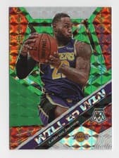 2019 Panini Mosaic Will to Win LeBron James #7 card