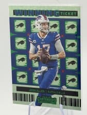 Josh Allen 2022 Panini Contenders Winning Ticket card