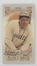 Babe Ruth 2021 Topps Allen & Ginter card