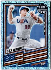 2026 Panini Stars & Stripes Prizm Signatures Prizms Dax Whitney #36 card