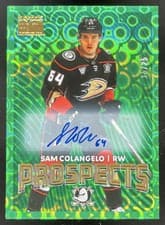 Sam Colangelo 2024-25 Skybox Metal Universe Skybox Premium Prospects Auto card