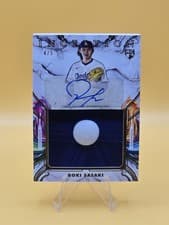 2025 Topps Inception Inception Autograph Jumbo Relic Hat Roki Sasaki #IAJH-RS card