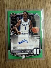 2025-26 Bowman Paper Prospects Retail Autographs Caleb Foster #PA-CF card