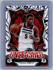 2024-25 Donruss Unleashed Anthony Edwards #4 card