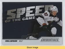 2024-25 Upper Deck Credentials Speed of the Game Stars Kirill Kaprizov #SG-KK card