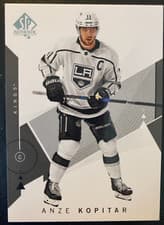 Anze Kopitar 2018 SP Authentic card