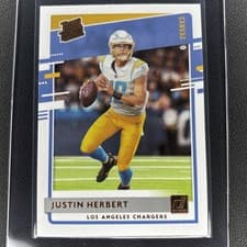 Justin Herbert 2020 Panini Donruss card