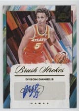 2024-25 Panini Court Kings Brush Strokes Autographs Dyson Daniels #BR-DYS card