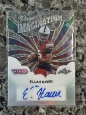 2025 Leaf Vivid Pure Imagination Autographs Elijah Haven #PA-EH1 card