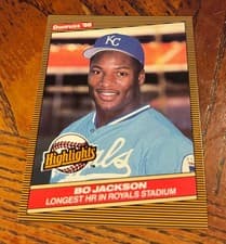 1986 Donruss Highlights Bo Jackson #43