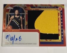 2025 Topps Chrome McDonald's All American Golden Patch Autographs Nyla Brooks #GP-NBR card