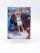 2025-26 Finest Colossal Shots Autographs Noah Penda #CS-NP card