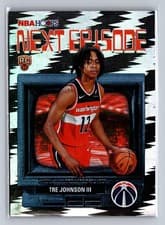 2025-26 NBA Hoops Next Episode Tre Johnson III #NE-6 card