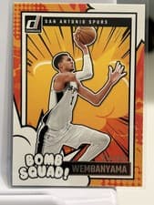 Victor Wembanyama 2024 Panini Donruss Bomb Squad card