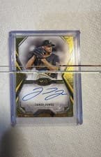 2025 Topps Tier One Talent Autographs Jared Jones #TOTA-JJ card