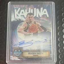 Braden Smith 2024-25 Bowman University Chrome The Big Kahuna Autographs card