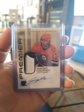 2024-25 Upper Deck Premier Acetate Auto Patch Rookies Cutter Gauthier #AR-CG card
