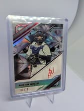 2025 Topps Diamond Icons White PolychromatINK Autographs Austin Wells #WPA-AW card
