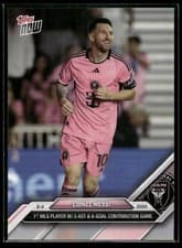 Lionel Messi 2024 Topps Now MLS card