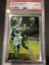 Michael Jordan 1996 Topps Chrome card