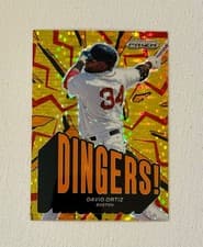 2025 Panini Prizm Dingers! David Ortiz #8