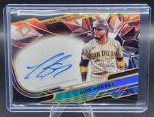 2025 Topps Diamond Icons Icons Chrome Autographs Luis Arráez #ACC-LAZ card