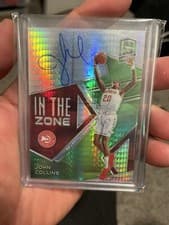 John Collins 2018 Panini Spectra in the Zone Autographs card