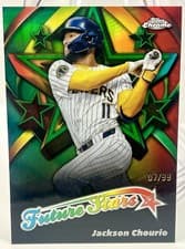 2025 Topps Chrome Future Stars Jackson Chourio #FS-4 card