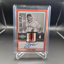 2025 Topps Rickwood Autograph Collection Logan Webb #RWAR-LWE card
